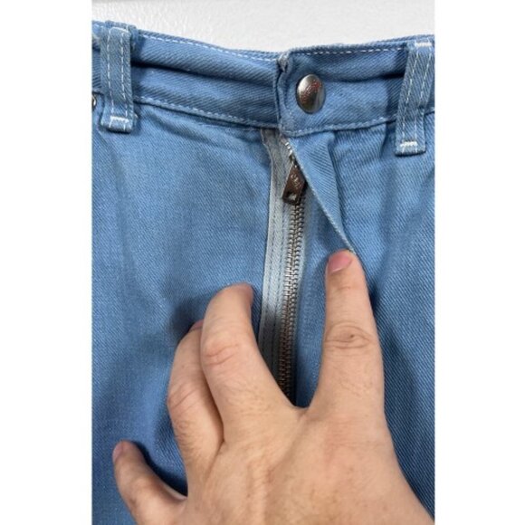 ROCKABILLY WRANGLER BLUE BELL SANFORIZED  HIGH WAIST SHORTS - Picture 5 of 9